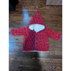 Black Parrot Girls Corduroy Sherpa Jacket